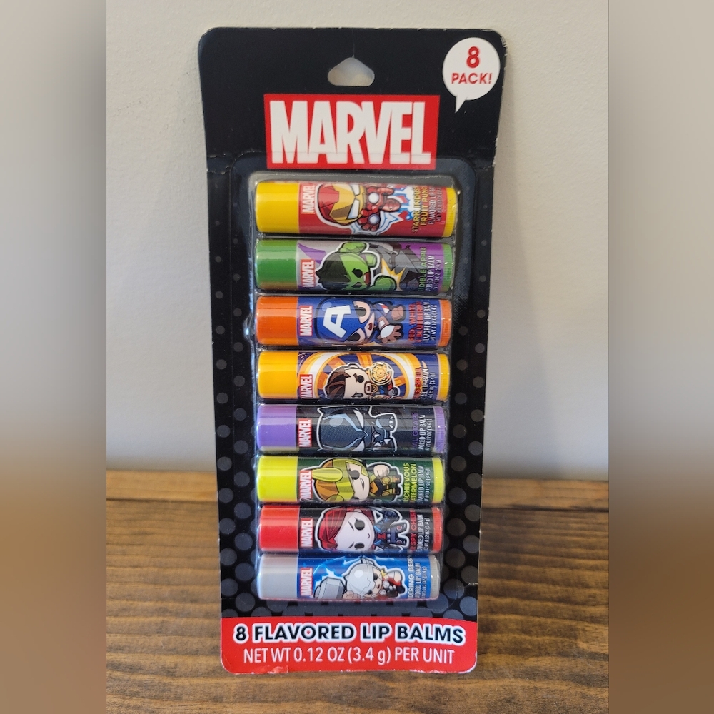 MARVEL Lip Balm Set - 8 Pack